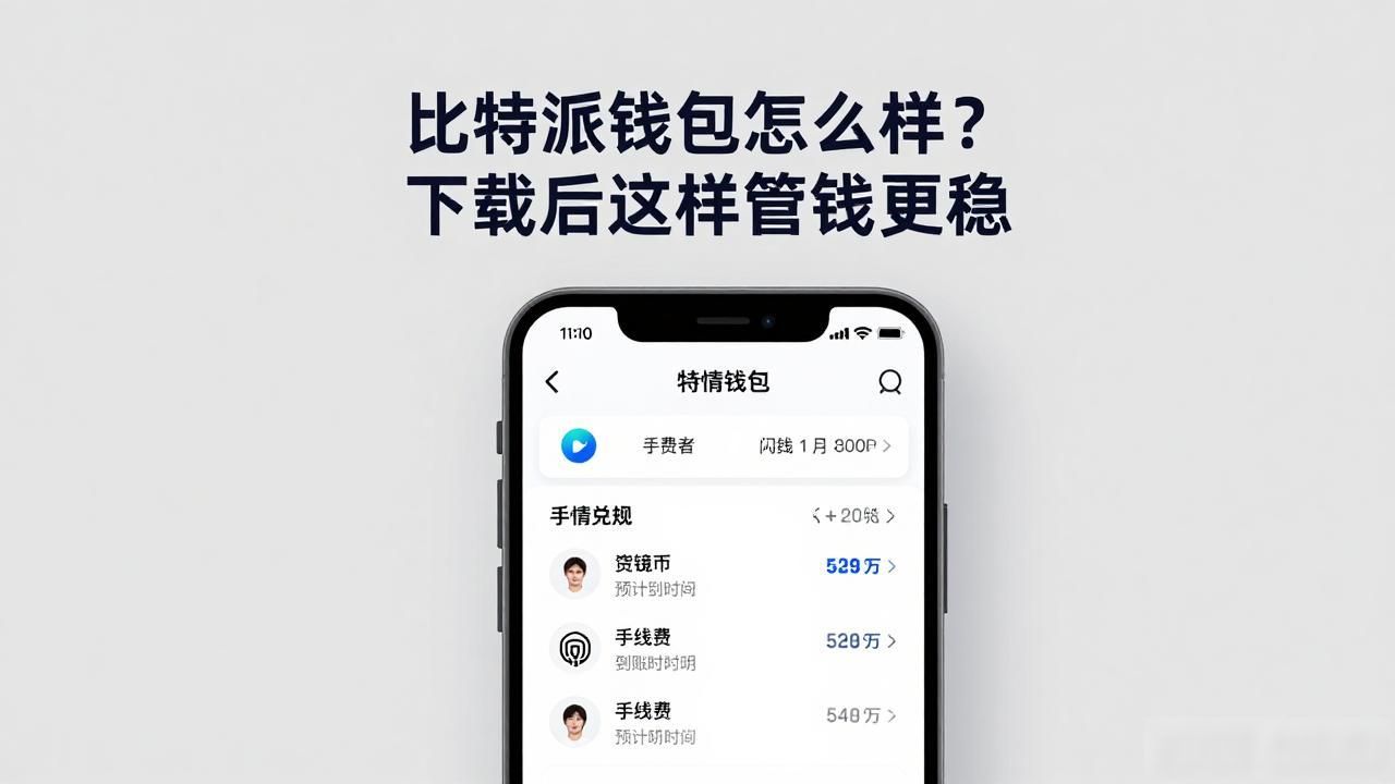 比特派钱包怎么样?下载后这样管钱更稳