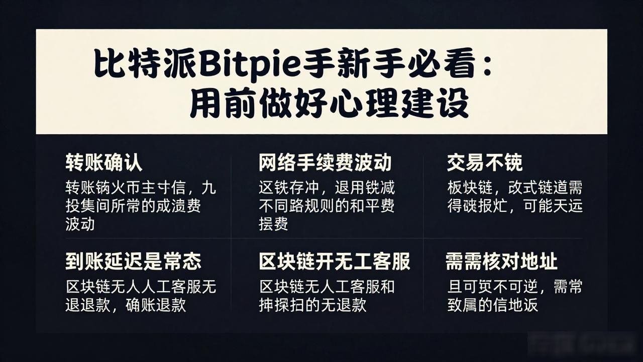 比特派Bitpie新手必看:用前做好心理建设