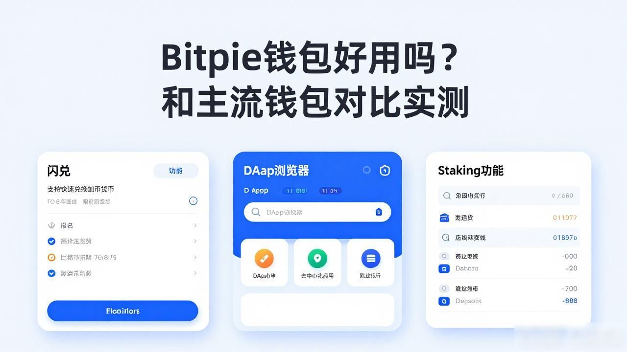 Bitpie钱包好用吗?和主流钱包对比实测