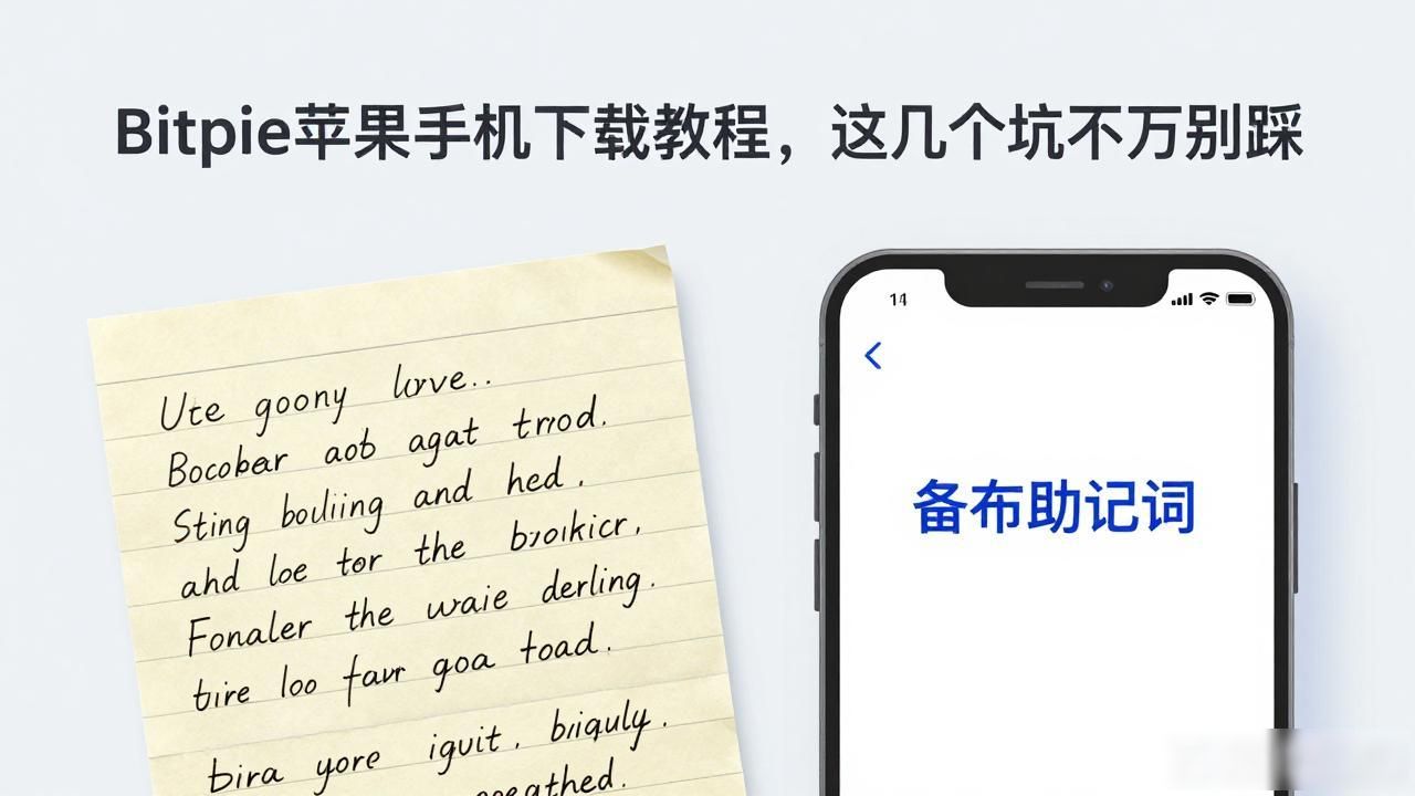 Bitpie苹果手机下载教程，这几个坑千万别踩