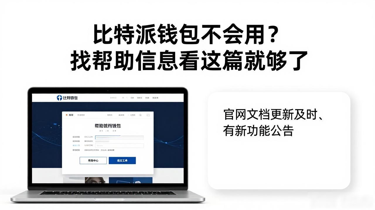 比特派钱包不会用？找帮助信息看这篇就够了