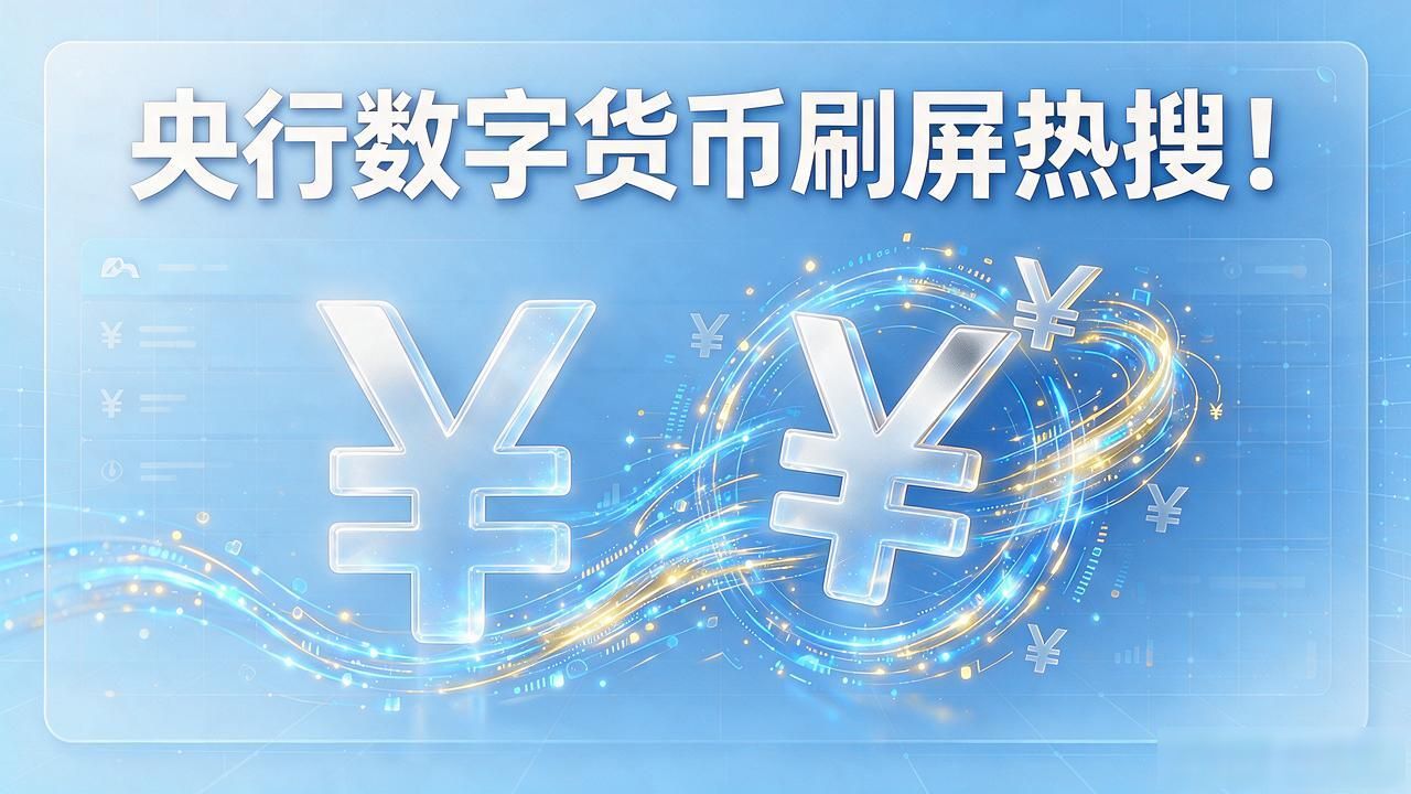 央行数字货币刷屏热搜！数字人民币到底是什么？有什么用