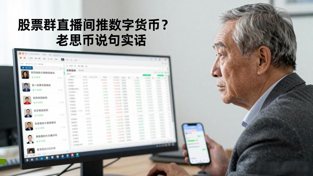 股票群直播间推数字货币？老股民说句实话