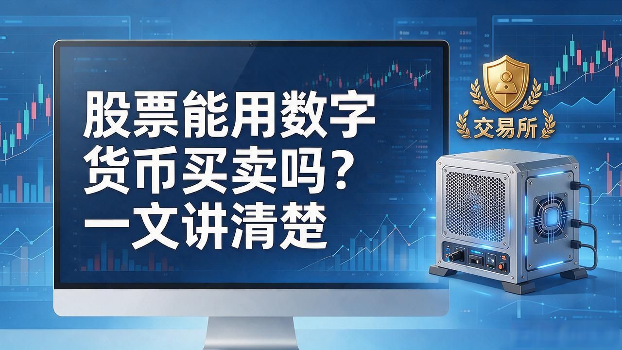股票能用数字货币买卖吗？一文讲清楚