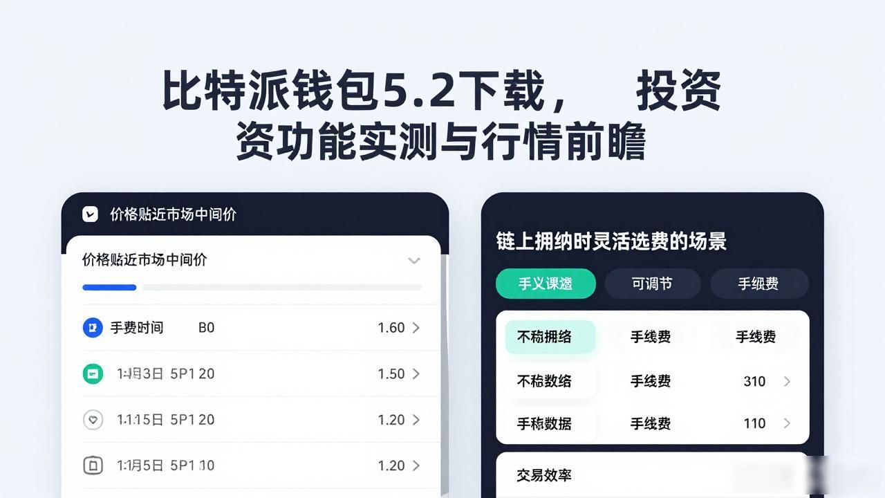 比特派钱包5.2下载，投资功能实测与行情前瞻