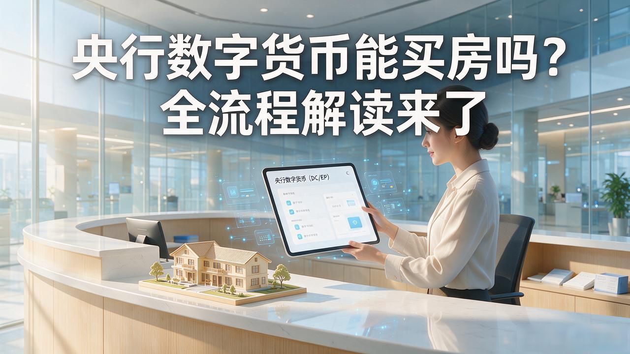 央行数字货币能买房吗？全流程解读来了