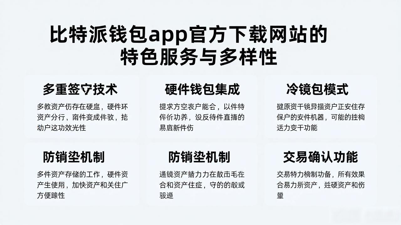 比特派钱包app官方下载网址的特色服务与多样性