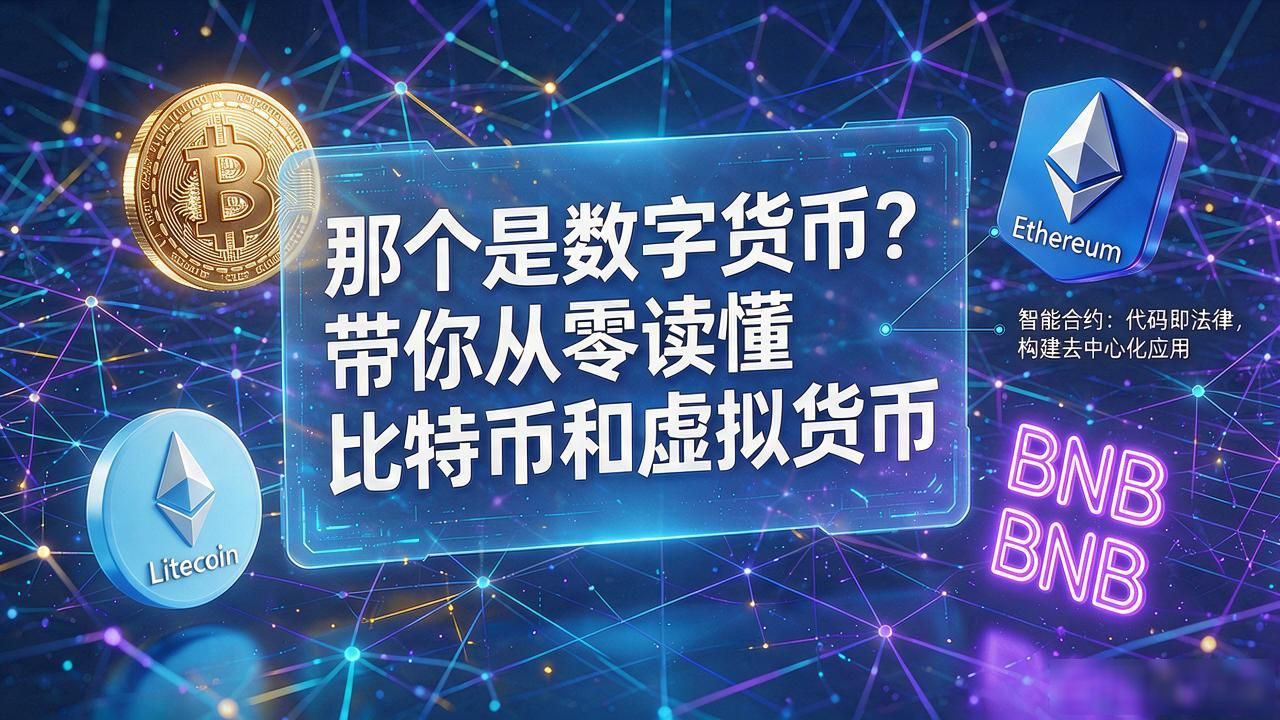 那个是数字货币？带你从零读懂比特币和虚拟货币