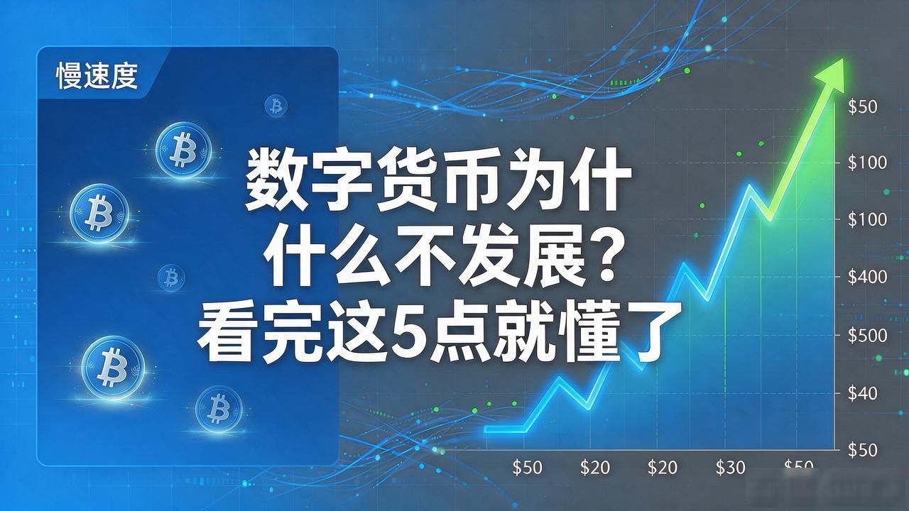 数字货币为什么不发展？看完这5点就懂了