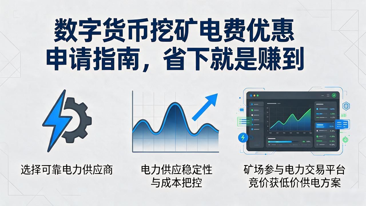 数字货币挖矿电费优惠申请指南,省下就是赚到