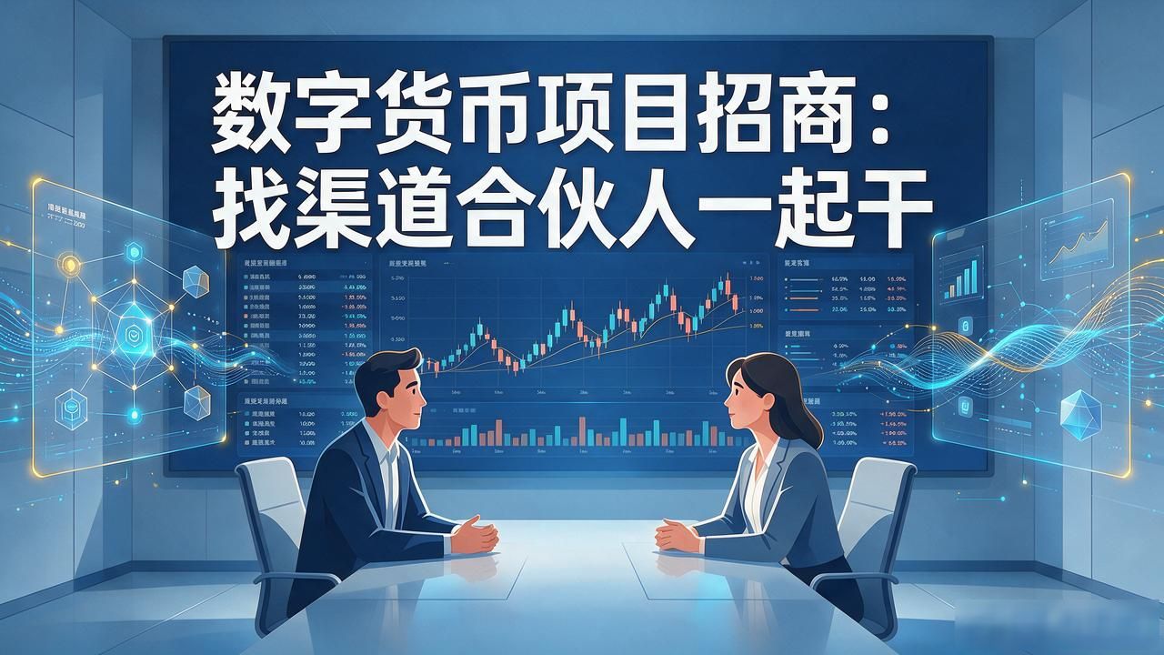 数字货币项目招商:找渠道合伙人一起干