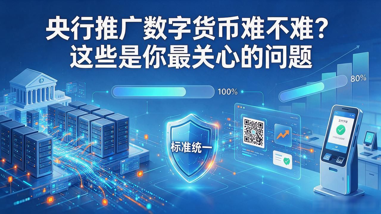 央行推广数字货币难不难?这些是你最关心的问题
