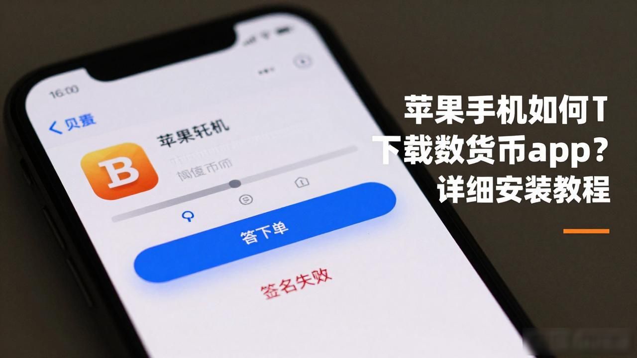 苹果手机如何下载数字货币app?详细安装教程