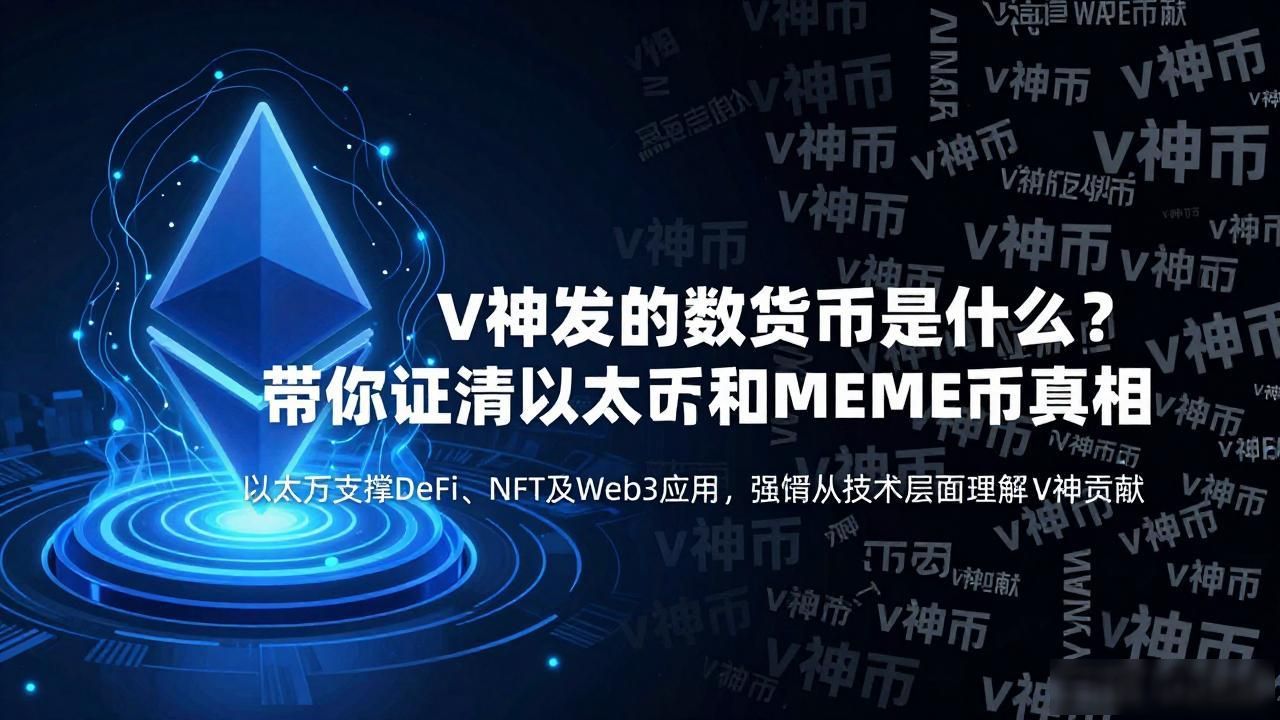 V神发的数字货币是什么?带你认清以太坊和MEME币真相