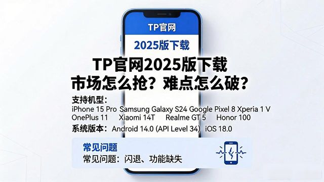 TP官网2025版下载 市场怎么抢？难点怎么破？