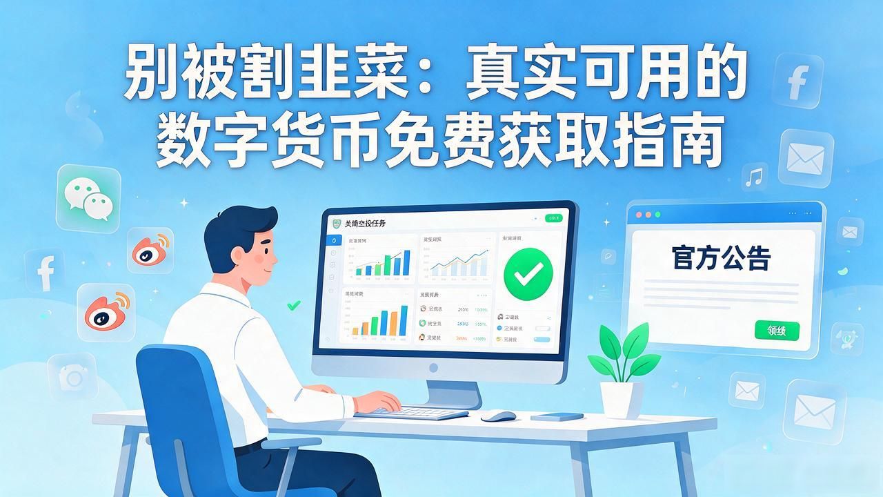 别被割韭菜：真实可用的数字货币免费获取指南