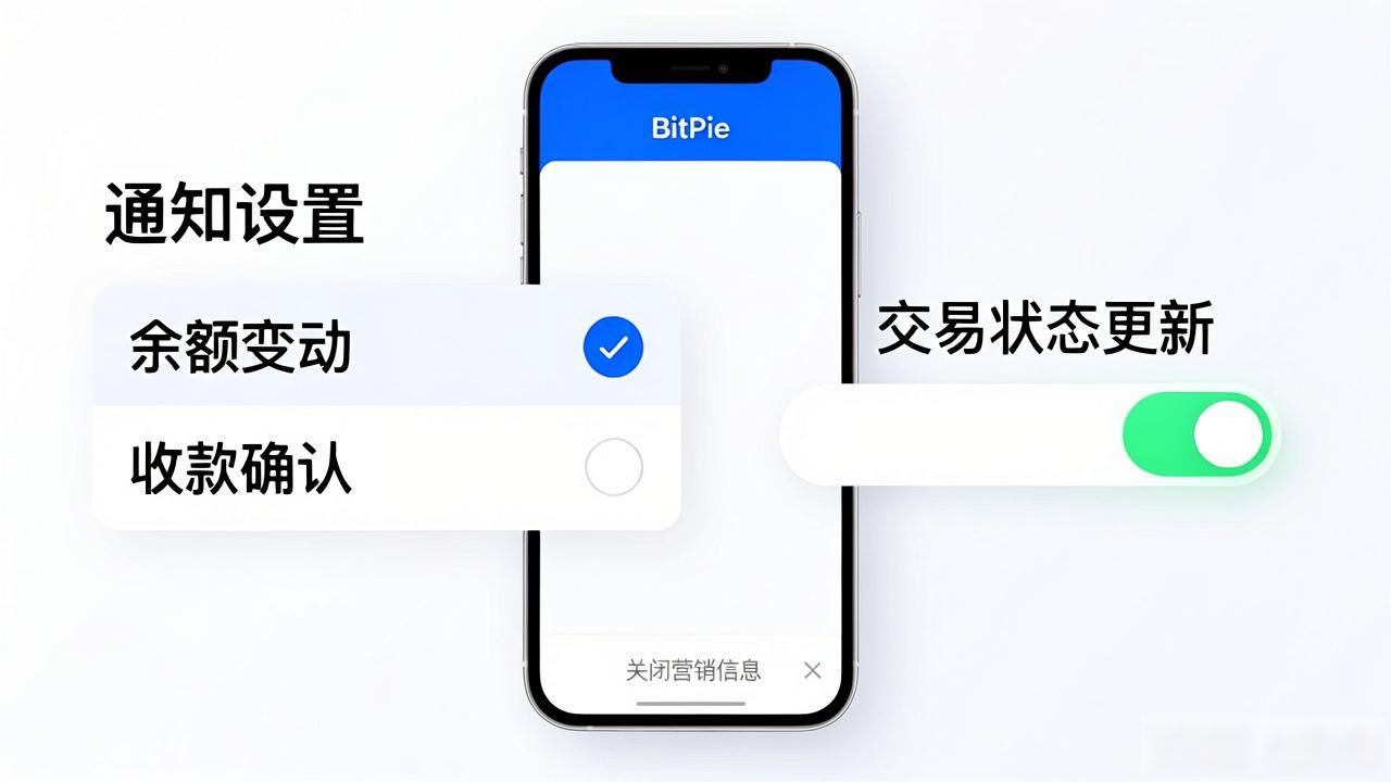 比特派设置推送提醒教程