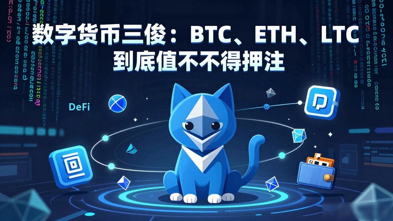 数字货币三傻:BTC、ETH、LTC到底值不值得押注