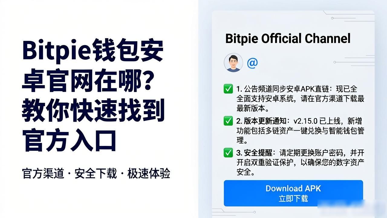Bitpie钱包安卓官网在哪?教你快速找到官方入口