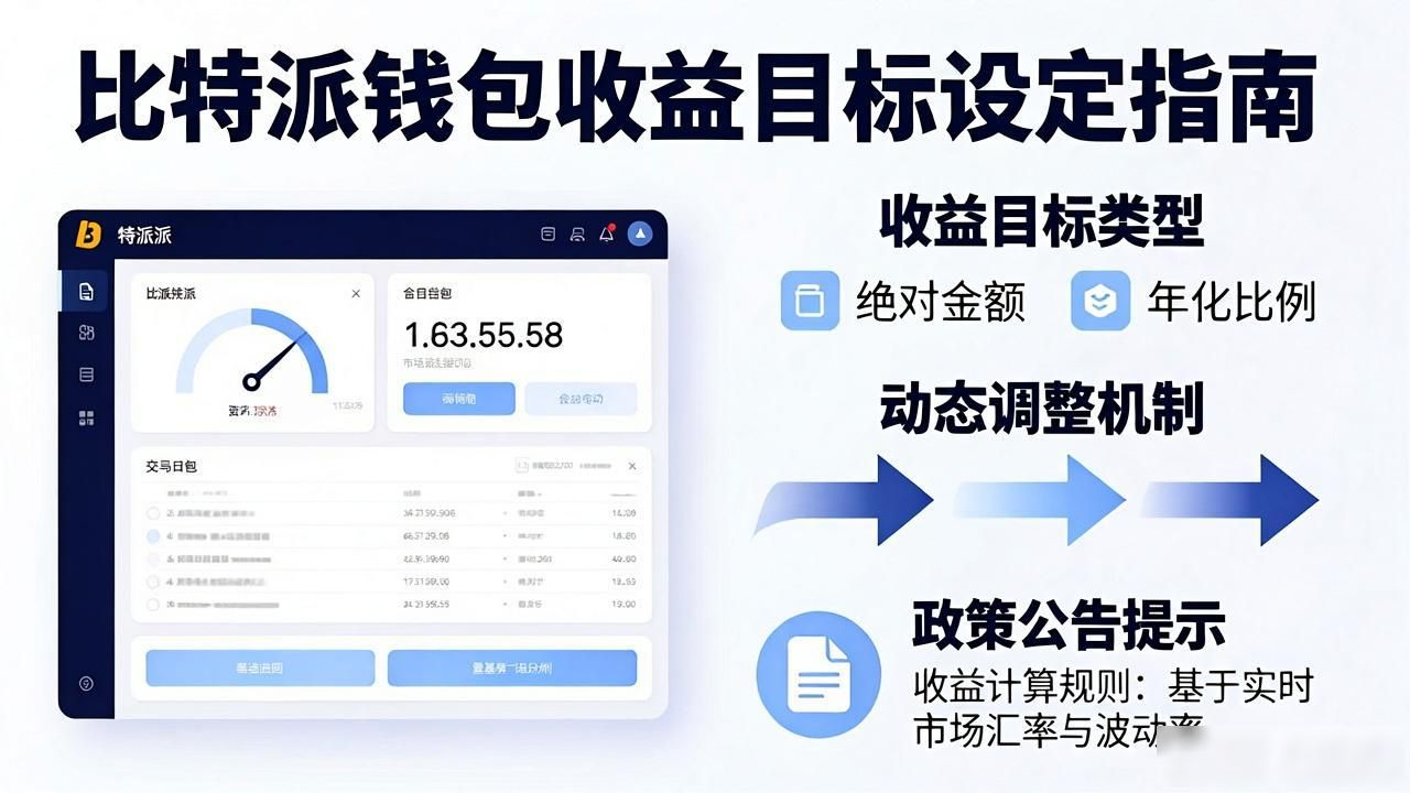 理财产品选择指南_比特派App使用教程_如何在比特派钱包下载官方app中设置收益目标？