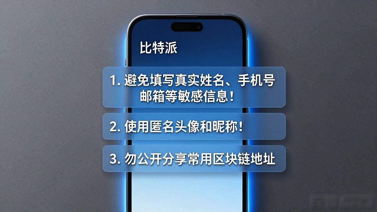 比特派社交资料敏感信息避免_比特派Bitpie隐私保护设置_比特派Bitpie使用教程:个人资料保护方法