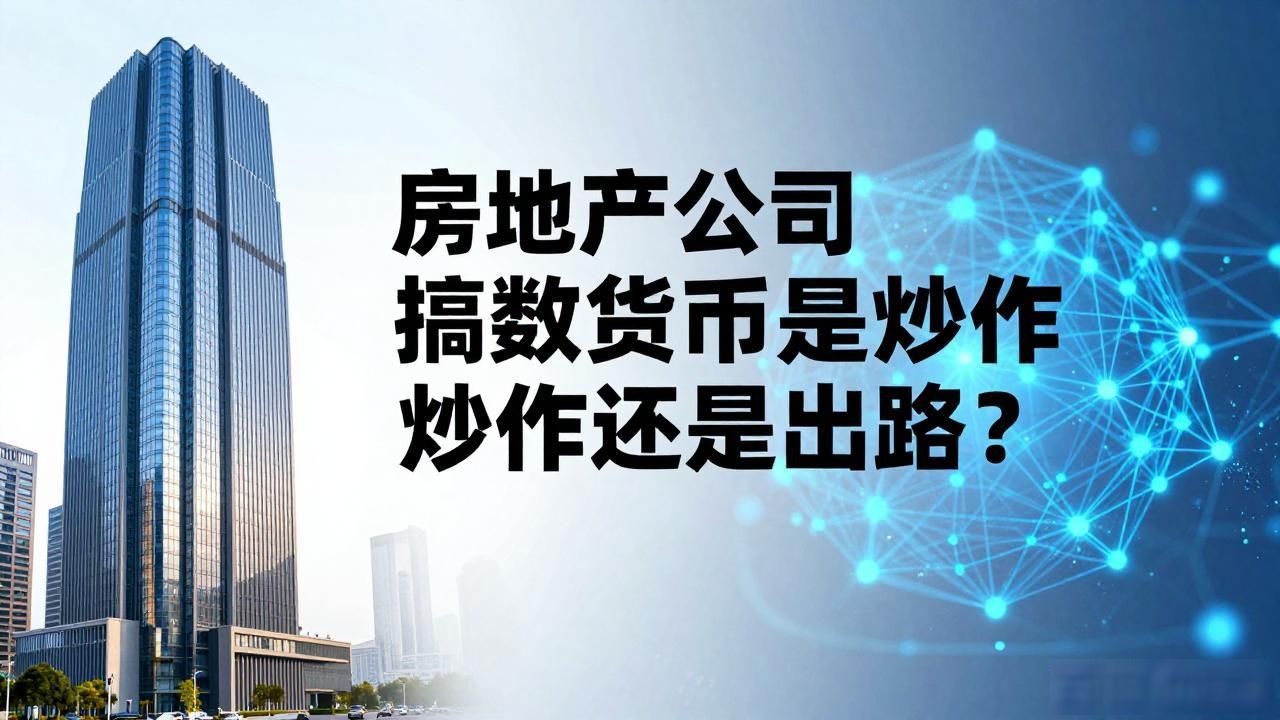 房地产公司搞数字货币是炒作还是出路?