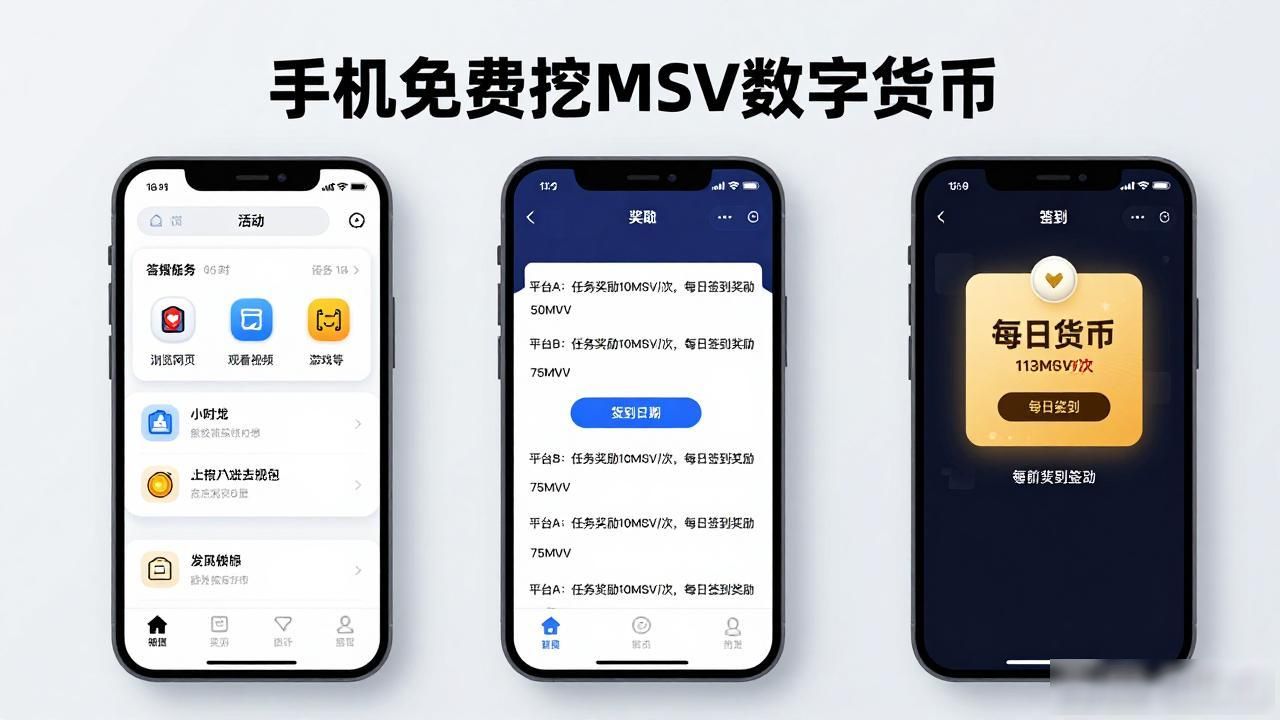 免费挖MSV数字货币，手机就能轻松上手