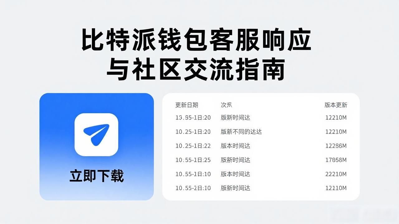 比特派钱包客服响应与社区交流指南