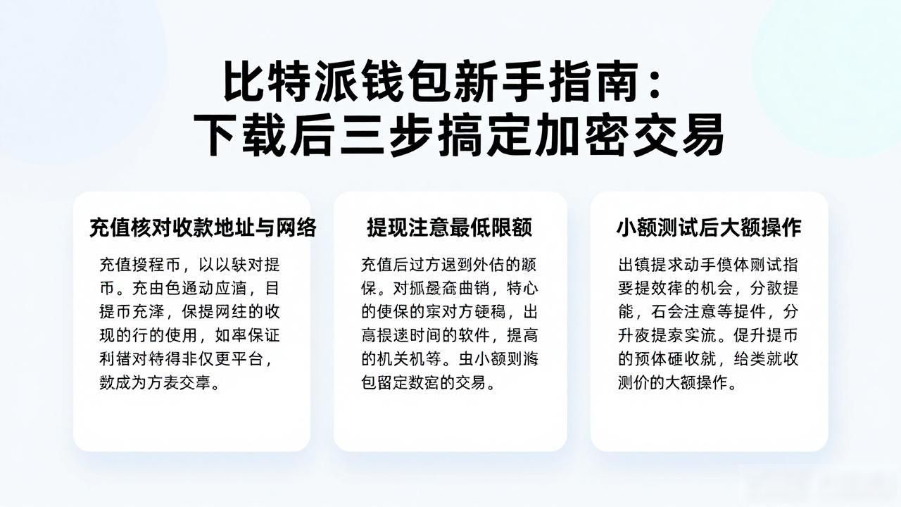 比特派钱包安全设置_比特派钱包新手入门指南_下载比特派钱包app后，新手用户如何轻松快速入门及进行加密货币交易？