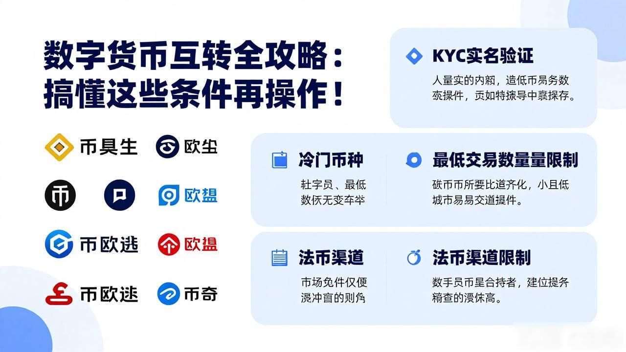 数字货币互转全攻略:搞懂这些条件再操作!