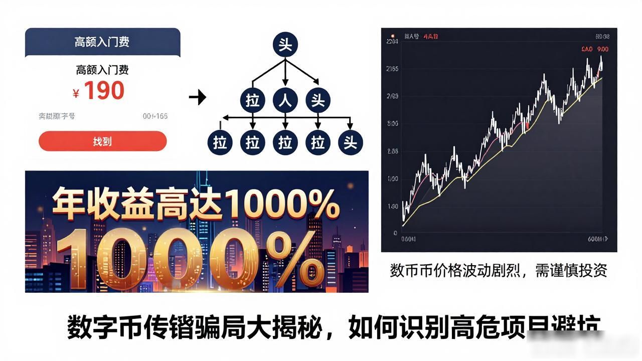 数字货币传销骗局大揭秘，如何识别高危项目避坑