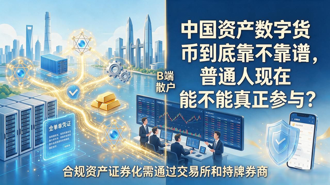 中国资产数字货币到底靠不靠谱,普通人现在能不能真正参与