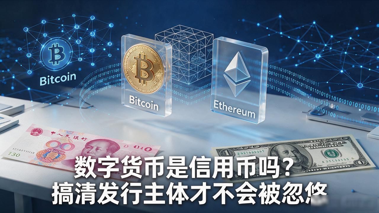 数字货币是信用币吗?搞清发行主体才不会被忽悠