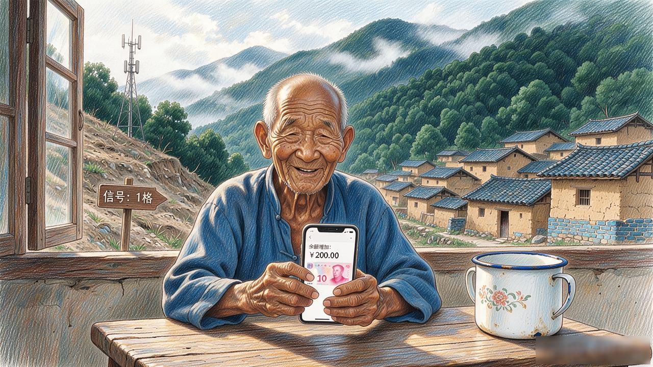 数字货币村庄：我驻村两年，深山里的老人真把手机当钱包了