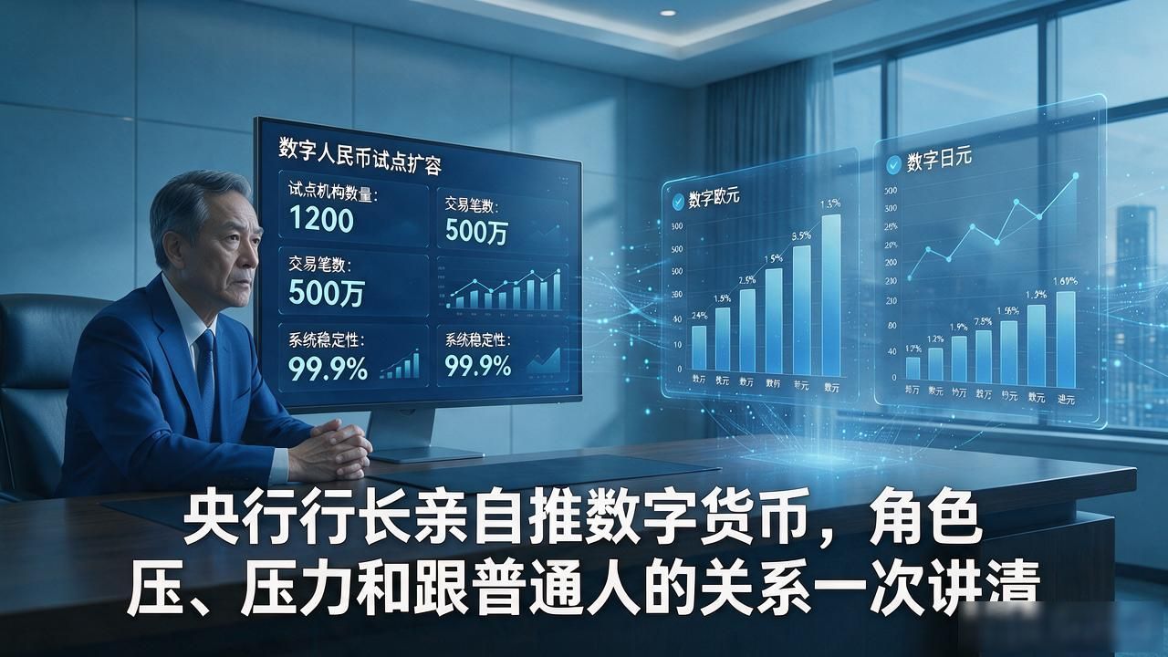 央行行长亲自推数字货币,角色、压力和跟普通人的关系一次讲清