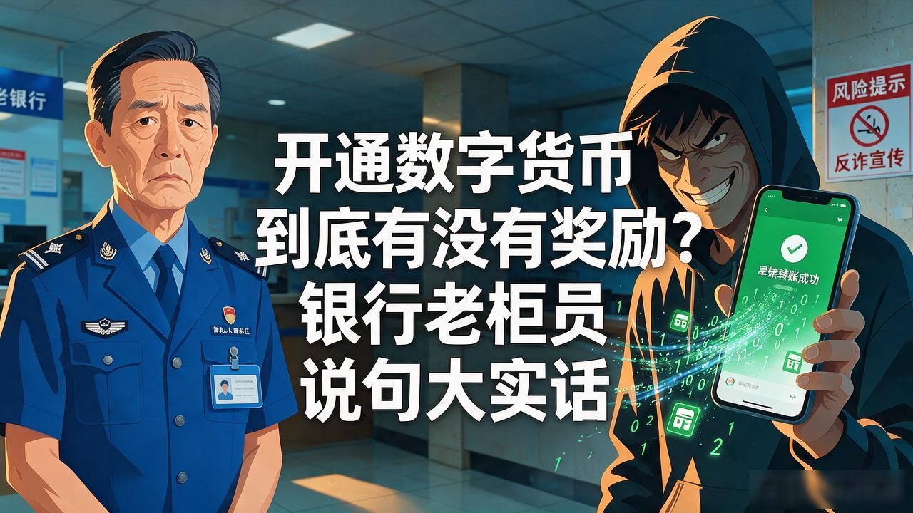 开通数字货币到底有没有奖励？银行老柜员说句大实话