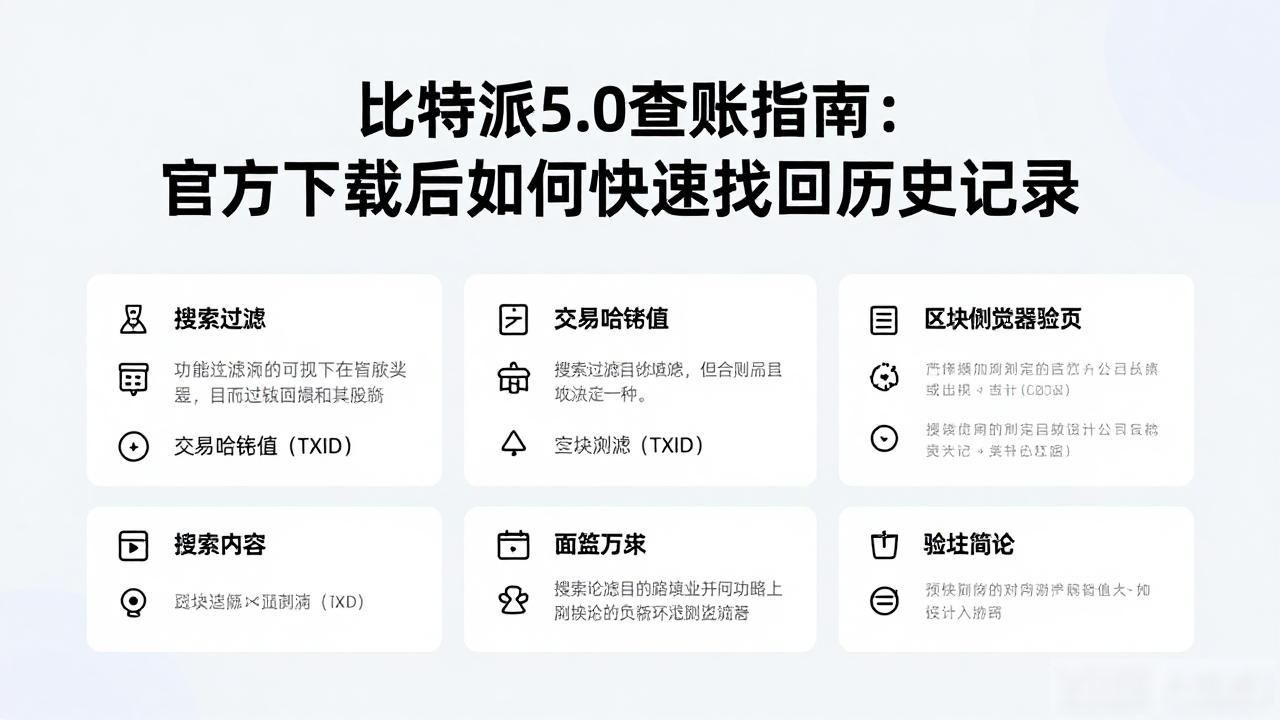 比特派5.0查账指南:官方下载后如何快速找回历史记录