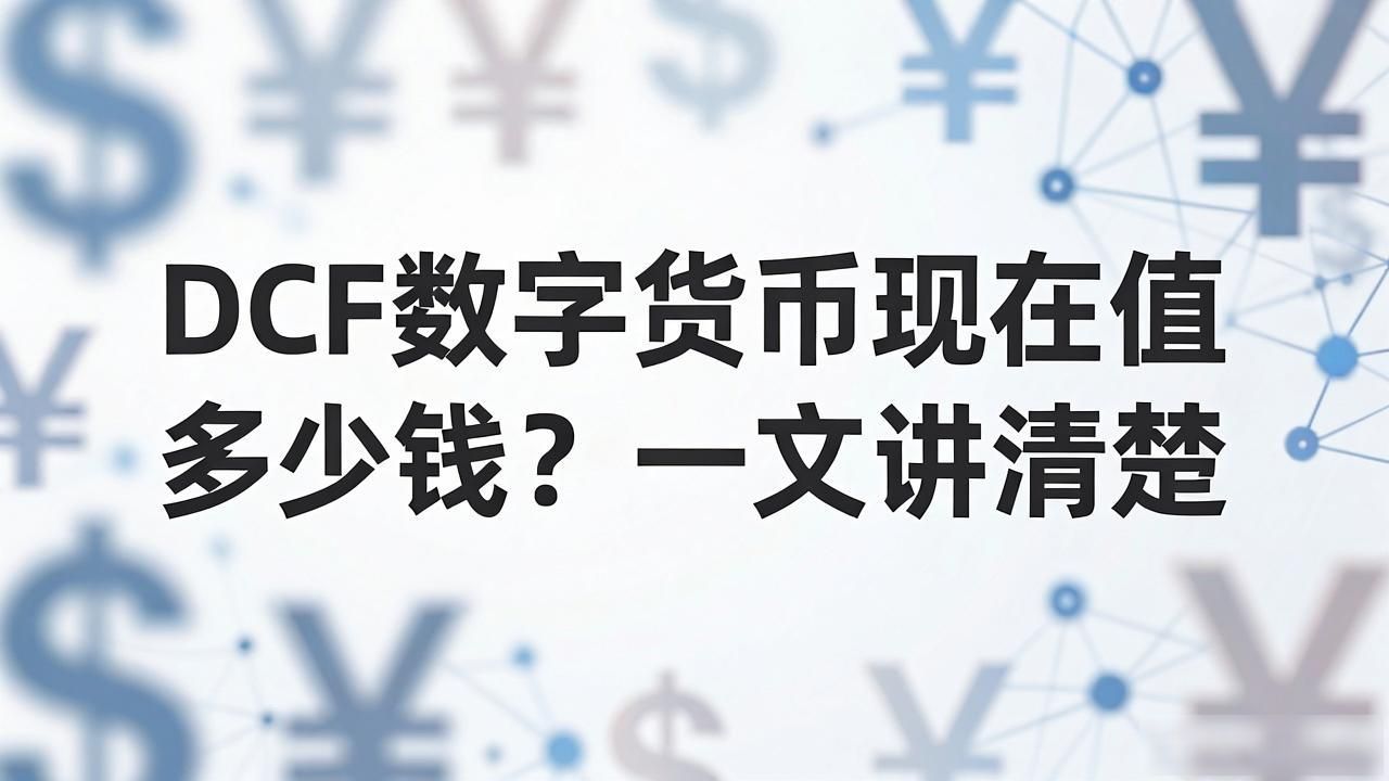 DCF数字货币现在值多少钱?一文讲清楚