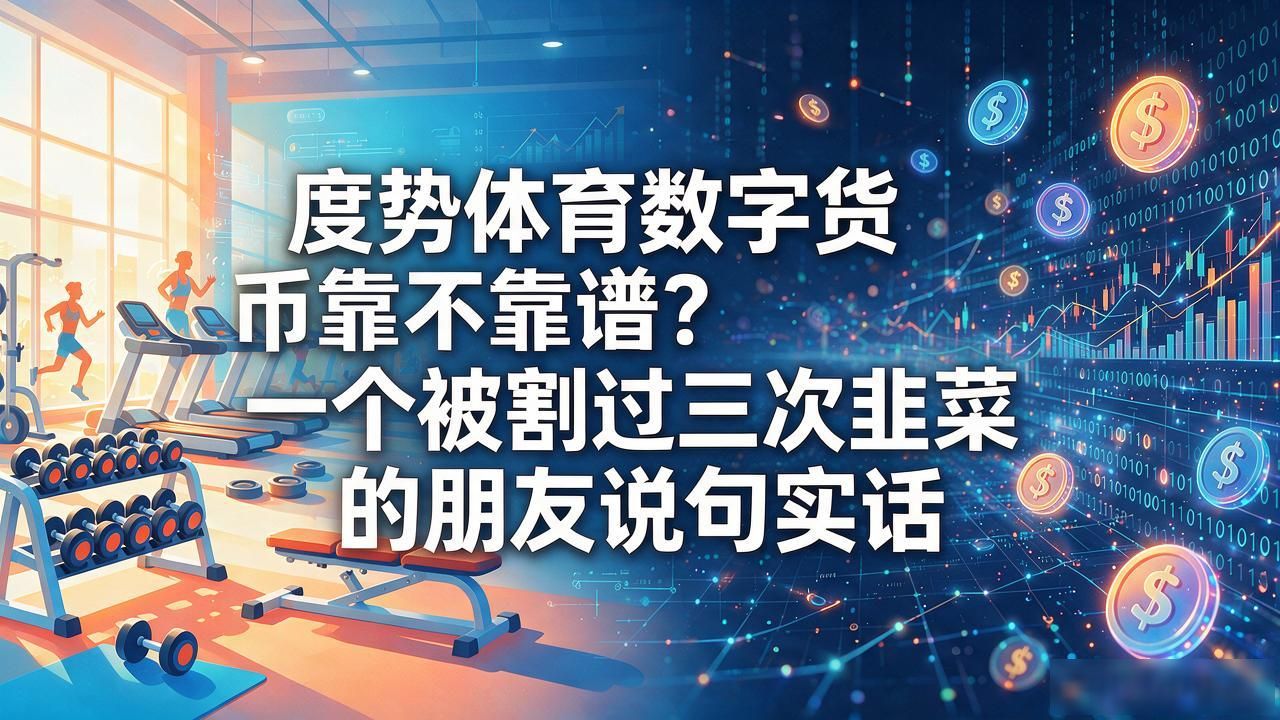 度势体育数字货币靠不靠谱？一个被割过三次韭菜的朋友说句实话