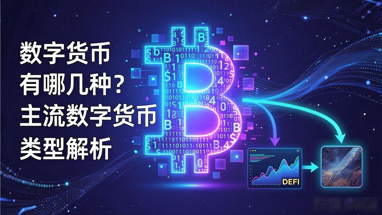 数字货币有哪几种?主流数字货币类型解析