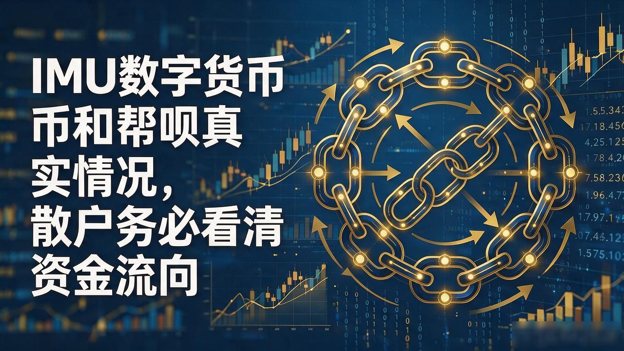 IMU数字货币和帮呗真实情况,散户务必看清资金流向