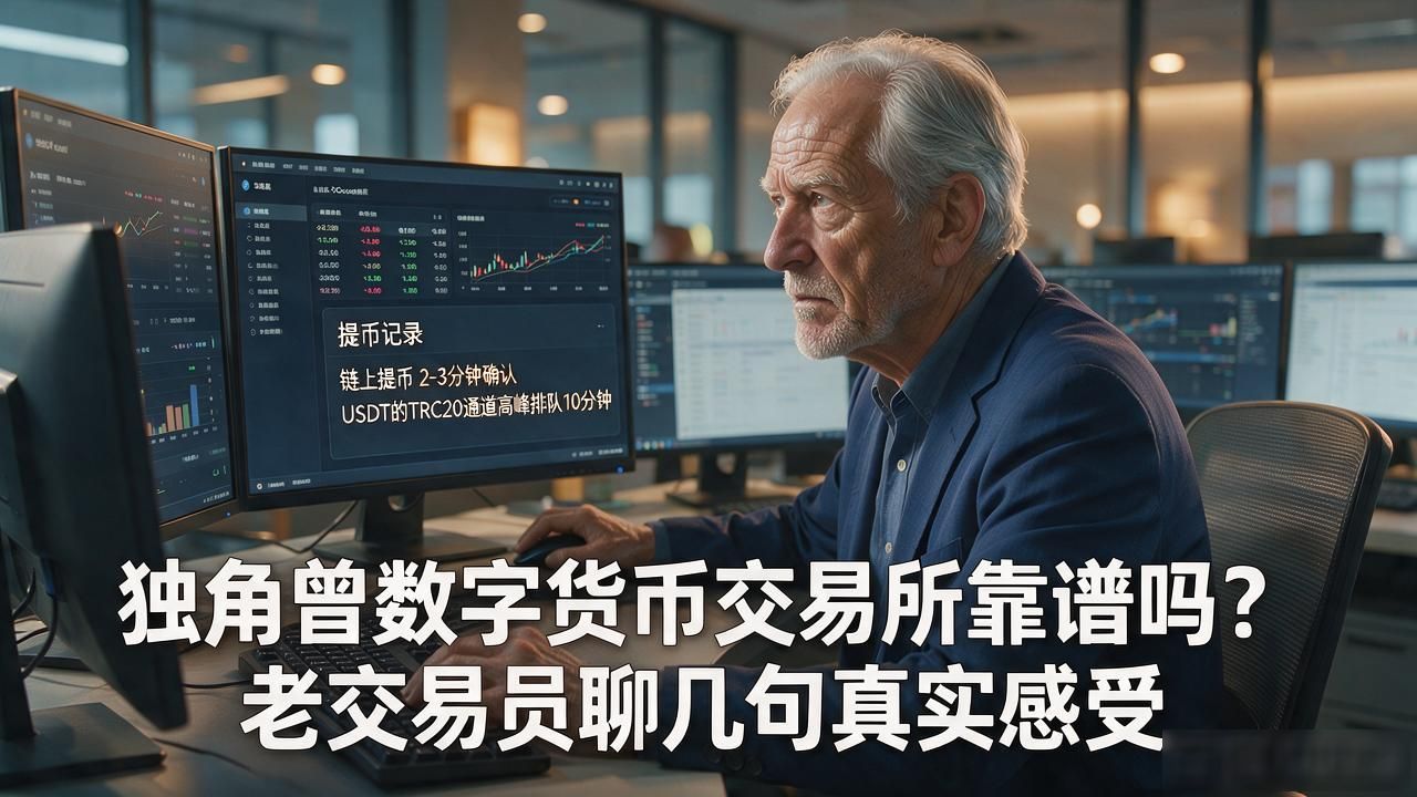 独角曾数字货币交易所靠谱吗？老交易员聊几句真实感受