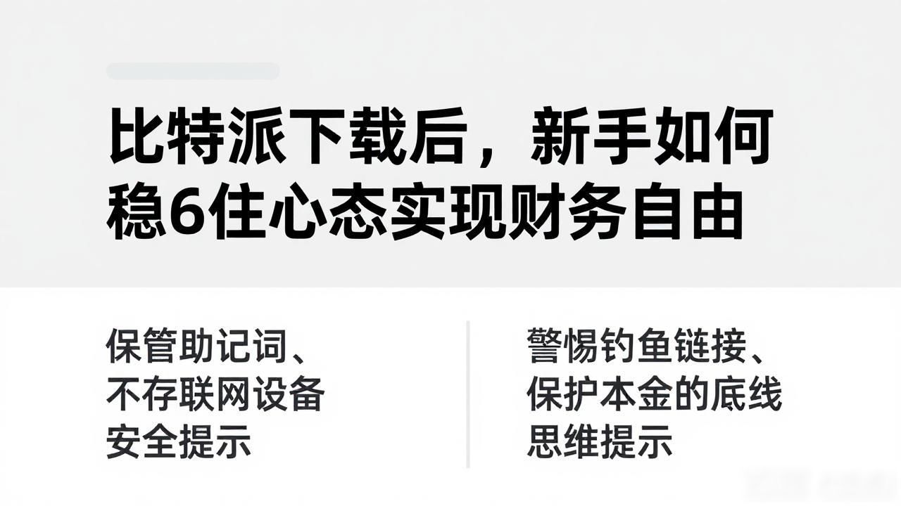 如何通过比特派官网下载后,建立良好的投资习惯,以便于实现财务独立?_比特派钱包驾驭数字资产波动_比特派钱包定投纪律