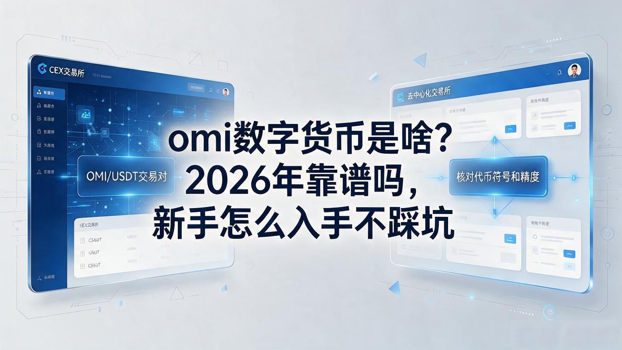 omi数字货币是啥？2026年靠谱吗，新手怎么入手不踩坑