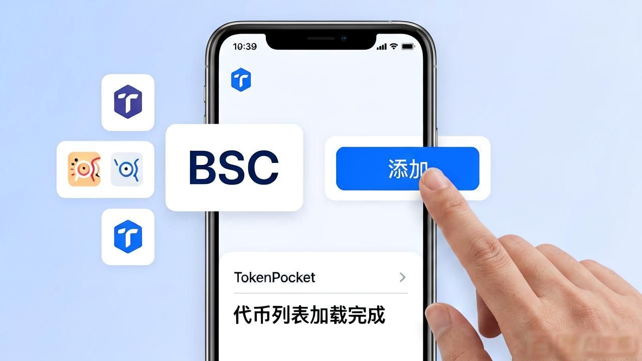 下载TokenPocket钱包后，三步完成设置