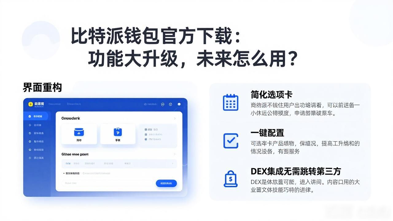 比特派钱包下载官方app的功能扩展与未来展望_比特派钱包更新_多链钱包底层架构优化