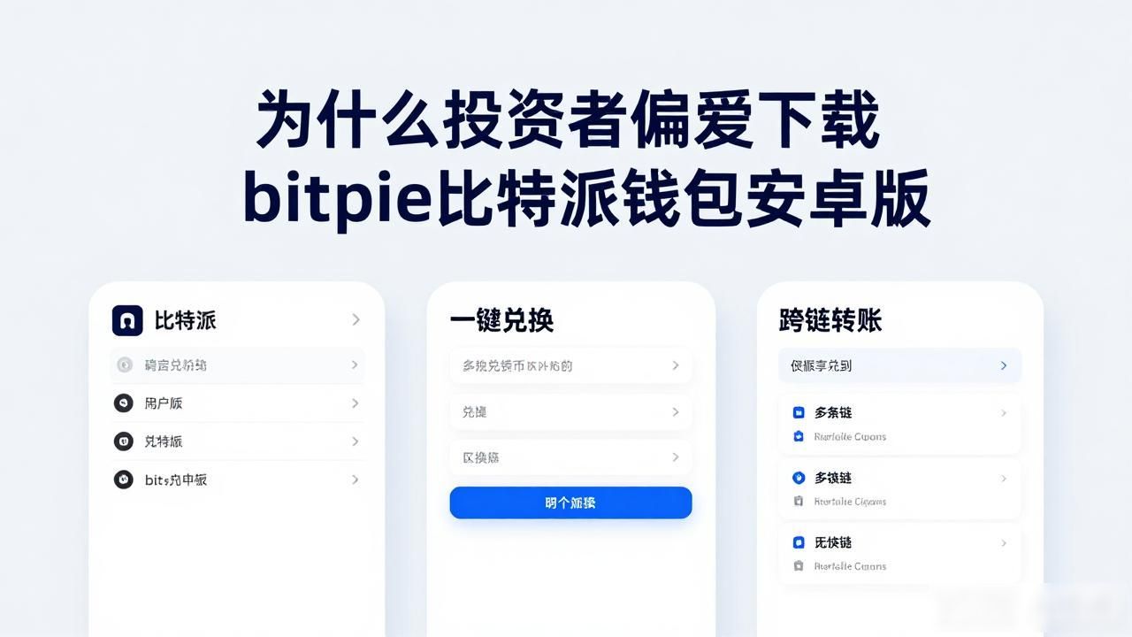 为什么许多投资者选择下载bitpie比特派钱包安卓版?_数字货币安全资产管理工具_安卓版BitPie比特派钱包