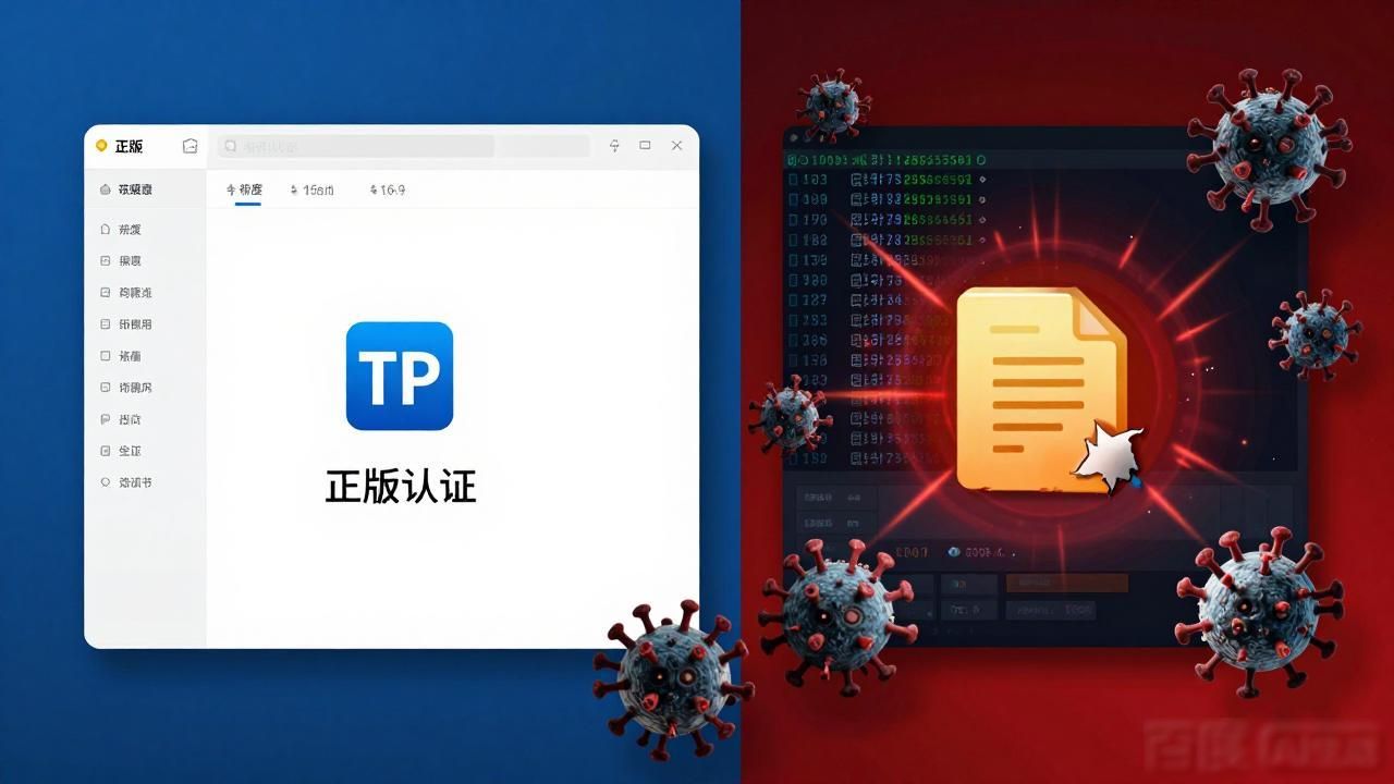 TP官方正版下载安装指南 破解版和正版区别在哪