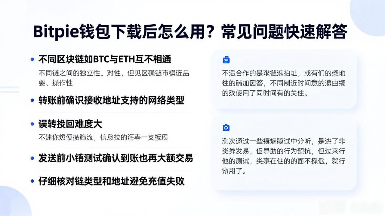 Bitpie钱包下载后怎么用?常见问题快速解答