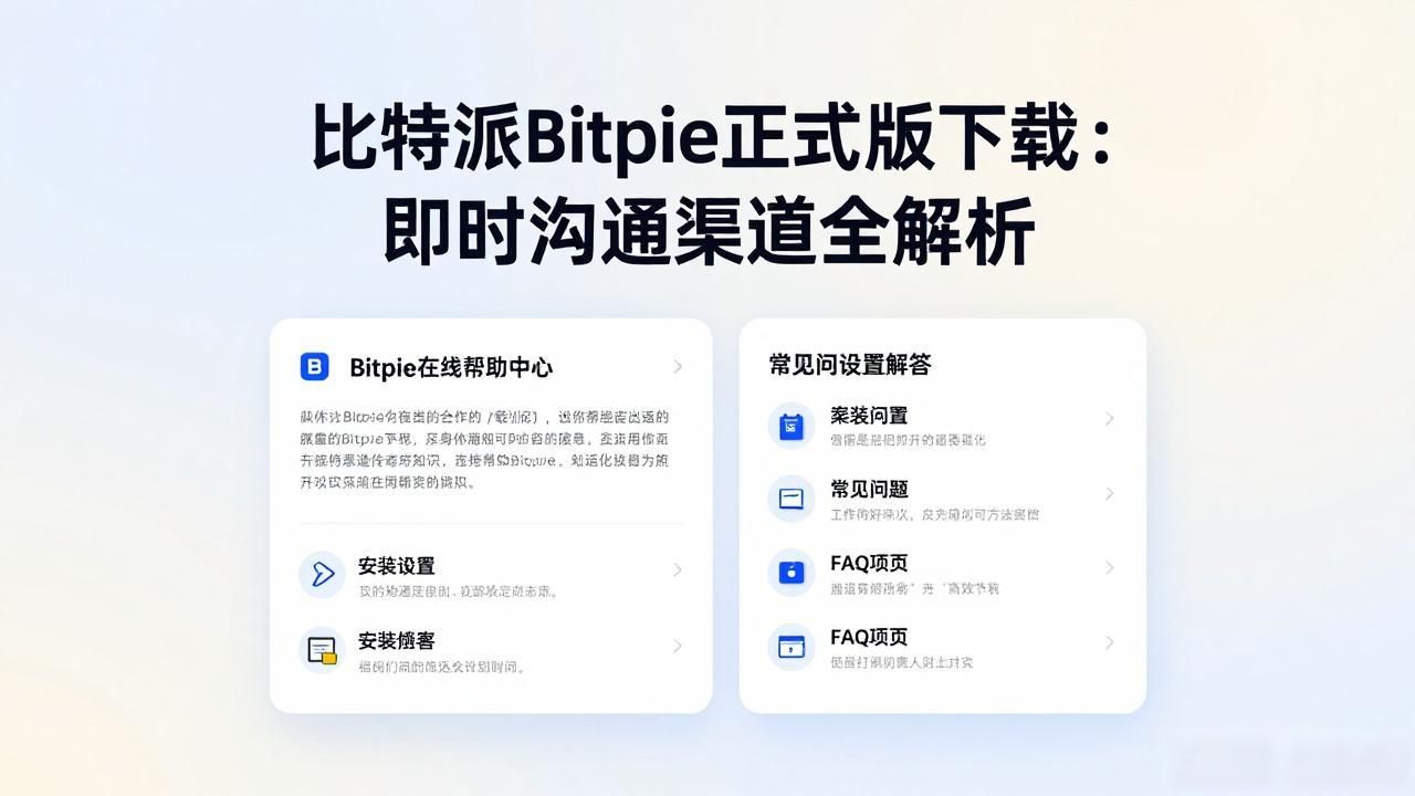 比特派Bitpie客服支持方式_比特派Bitpie正式版下载即时沟通渠道_比特派Bitpie正式版下载的即时沟通渠道